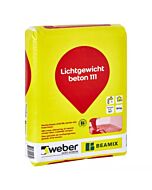 Weber Beamix lichtgewichtbeton 111 zak 18 kg