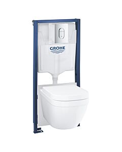 Grohe Euro WC-pack 5-in-1 Rapid SL met geluidiso.set wcl+zitting SC en bed.plaat Arena chroom