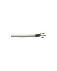 Mantelsnoer VMvL (H05VV-F) wit 3G1.5 mm2 rol 100 m