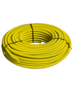 Tigris Gas PE-X/Al buis met mantel Ø 25 x 2.5 mm geel rol 25 m