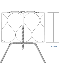 Eurofast dakparker EDS-S-48 PH2 4.8 x  50 mm 1000 stuks