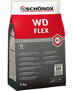 Schönox WD Flex voegmiddel waterdicht grijs zak 5 kg