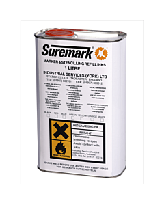 Suremark inkt zwart blik 1 liter