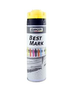 Stanger BestMark markeerverf spuitbus 500 ml neon geel