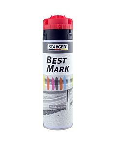 Stanger BestMark markeerverf spuitbus 500 ml neon rood