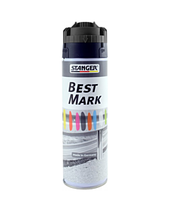 Stanger BestMark markeerverf spuitbus 500 ml zwart