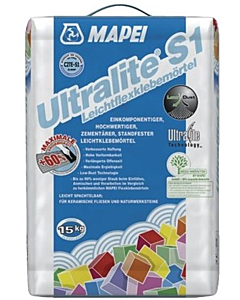 Mapei Ultralite S1 lijmmortel 16 kg grijs