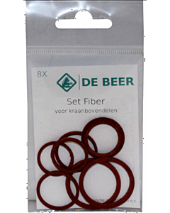 De Beer fiberringset voor kraanbovendelen