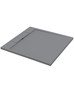 Best-Design Decent douchebak Just-Solid 100 x 100 x 3.5 cm lava grij