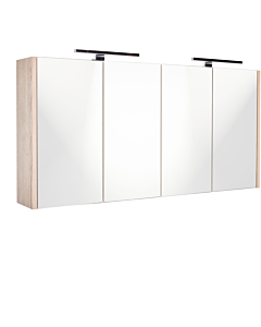 Best-Design Happy spiegelkast met 2 x verlichting mdf 120x60 cm Hali