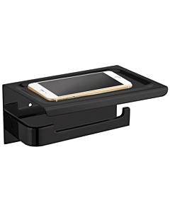 Best-Design Phone toiletrolhouder Nero mat zwart (zonder telefoon)
