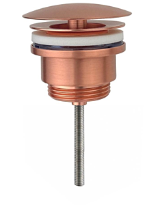 Best-Design Lyon fonteinafvoerplug 1.1/4" laag rosé mat goud