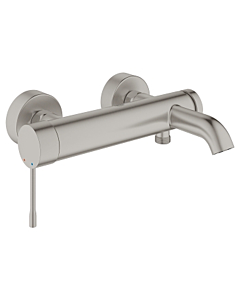 Grohe Essence badmengkraan met S-kopp supersteel