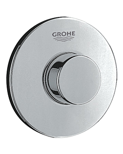 Grohe pneumatische bediening met rozet Ø 100 mm chroom