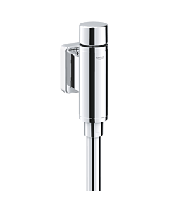 Grohe Rondo urinoir-drukspoeler 1/2" vandaalremmend m.stopkraan chr.