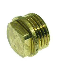 VSH plug met vierkante kop messing 1/2" bu.dr.