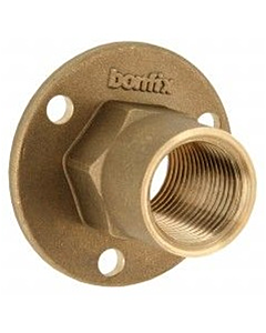 Bonfix muurplaat 1/2" bi.dr. met achterinvoer