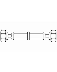 Neoflex flexibele slang DN8 3/8" x 3/8" bi.dr. L= 15 cm