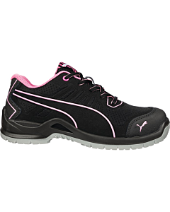 Puma Fuse dames veiligheidsschoen S1P zwart-roze maat 39