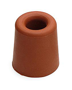 Deurbuffer rubber Ø 37 x 48 mm rood