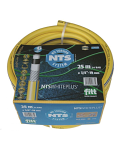 Talen Tools tuinslang NTS whiteplus getricoteerd geel 1/2" rol 50 m