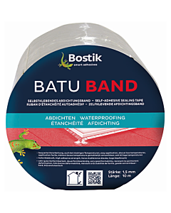 Bostik Batuband  10 cm rol 10 m grijs