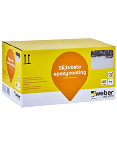 Weber floor epoxy vloercoating lichtgrijs 5 kg