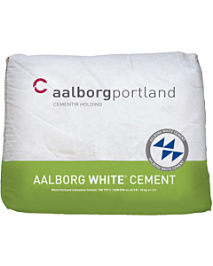 Aalborg witte cement CEM II/A-LL 52.5 N zak 25 kg