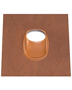 Ubbink Ubiflex pan 131 universeel 25-45° 500 x 500 mm terracotta