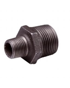 Nefit Industrial dubbele nippel nr.245 zwart 1.1/2" x 1.1/4" bu.dr.