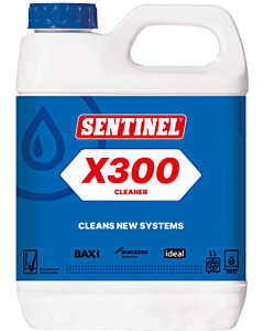 Sentinel X300 cv nieuwe-installatie-reiniger 1 liter