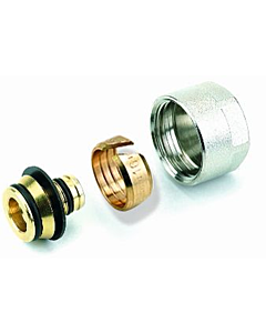 Comap Design aansluitkoppeling 835PE 3/4" euro 16 x 2.0 mm chroom