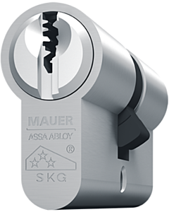 Mauer profielcilinder 41DC1-F3P-NI-S2 SKG3 31/31 set 2 gelijksluiten