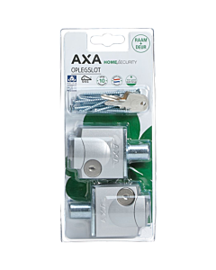 AXA vh-oplegslot 3012 SKG1 Silverline blister 2 stuks