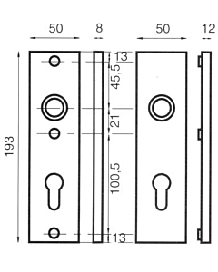 AMI vh-beslag kortschild 193-50-pc-55 f2