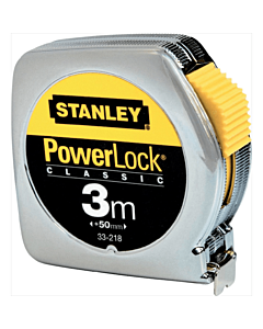 Stanley rolbandmaat PowerLock 13 mm 3 m