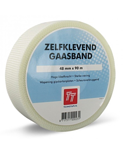 Gaasband glasvezeltape 48 mm rol 90 m