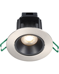 Sylvania Start LED-spot alum. 740lm 830 IP44 dim geborsteld LILO