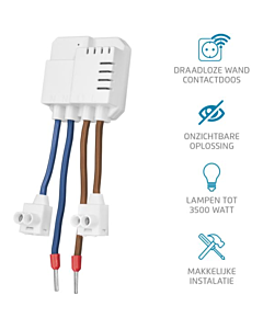 KlikAanKlikUit mini-inbouwschakelaar WCD AWS-3500S