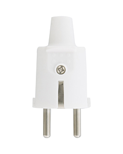 Q-link stekker met RA 10/16A pvc wit