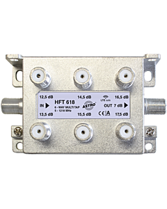 Astro multitap 6-voudig 13-18dB 5-1218 retourgeschikt HFT618