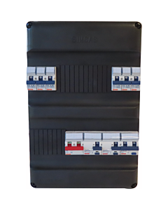 Gewiss groepenkast PV 1F 6-groeps / 2x 2p ALS HS 2p + ALA 2pB16 0.3