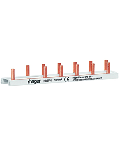 Hager aansluitrail 1F+N 1x aardlek 3x aut. + 1x fornuis compact