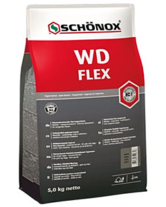 Schönox WD Flex voegmiddel waterdicht manhatten zak 5 kg