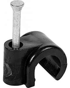 Mepac spijkerclip  8-10 mm zwart 100 stuks